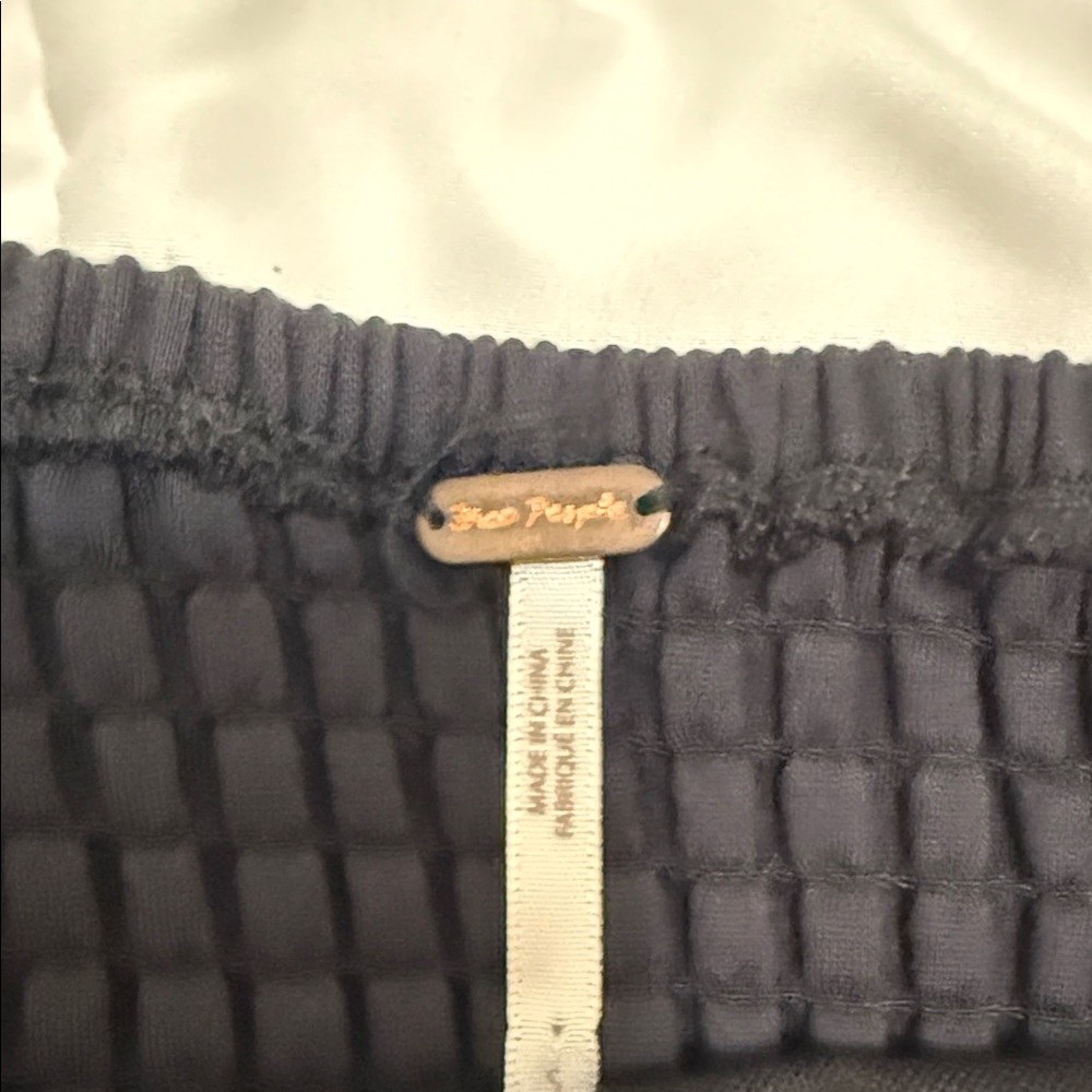 Free People Black Textured Garment - Picture 2 of 4